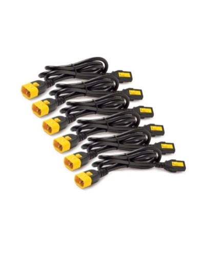 Kit of 6 IEC C13 Standard Power Cords - PC, Monitor, Printers
